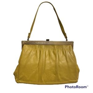 Vintage French Leather Handbag